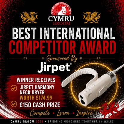 Best International Competitor Award poster sponsored by Jirpet